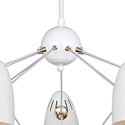 Люстра на штанге Favourite Humpen 1758-9P цвет плафона/подвески Белый, цвет арматуры Белый, Золото-3