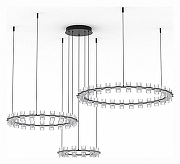 Люстра Divinare Monna 1933/06 SP-120 цвет плафона/подвески Прозрачный, цвет арматуры Черный