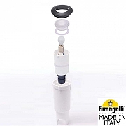 Встраиваемый в дорогу светильник Fumagalli Aldo 1L4.000.000.LXZ1L цвет арматуры Серый-1