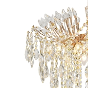 Люстра на штанге Escada D1mosar1 2104/8P Gold цвет плафона/подвески Прозрачный, цвет арматуры Золото-2