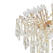 Люстра на штанге Escada D1mosar1 2104/8P Gold цвет плафона/подвески Прозрачный, цвет арматуры Золото-3