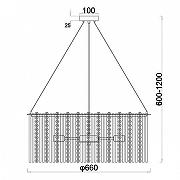 Люстра Escada Astley 2104/8S цвет хром-6