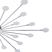 Люстра Escada Starfall 2109/1 Chrome цвет плафона/подвески Белый, цвет арматуры Хром-2