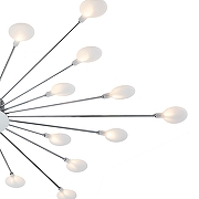 Люстра Escada Starfall 2109/1 Chrome цвет плафона/подвески Белый, цвет арматуры Хром-3