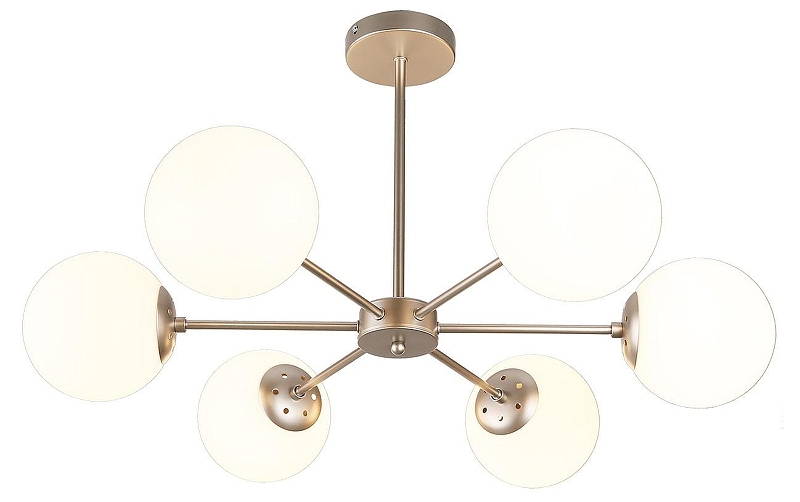 Люстра на штанге Escada ETHEREAL 2110/6P Nickel 