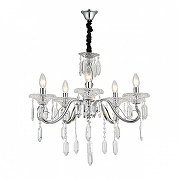 Люстра Escada Fantail 2111/5P Chrome цвет плафона/подвески Прозрачный, цвет арматуры Хром-1