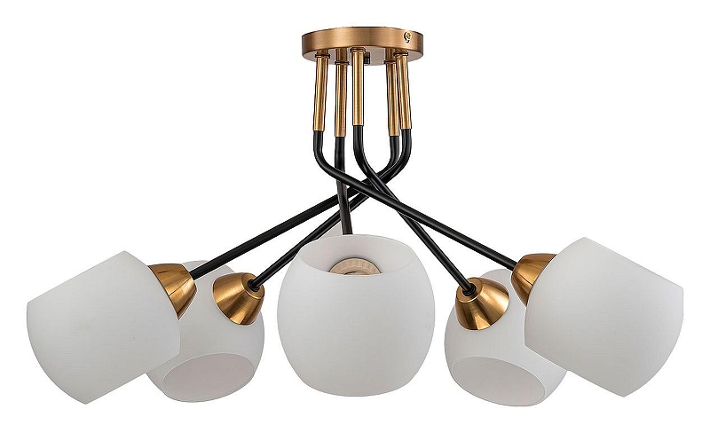 Люстра на штанге Escada Bond 2113/5P Copper/Black 