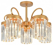 Люстра на штанге Escada Lofoyi 2116/5P цвет плафона/подвески Прозрачный, Шампань, цвет арматуры Шампань-1