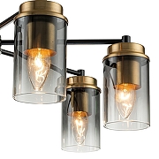 Люстра на штанге Escada Dinasty 2118/7P цвет бронза, черный-2