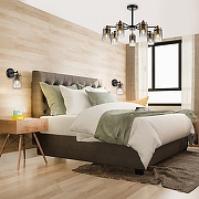 Люстра на штанге Escada Dinasty 2118/7P цвет бронза, черный-4