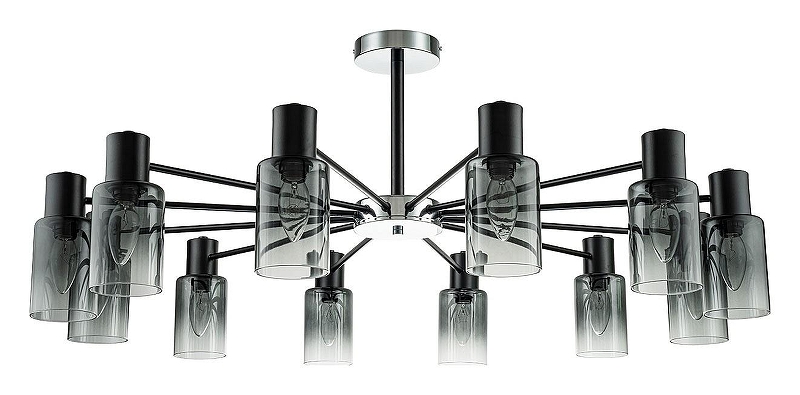 Люстра на штанге Escada Diversity 2120/12P Black 