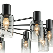 Люстра на штанге Escada Diversity 2120/12P Black цвет плафона/подвески Черный, цвет арматуры Черный-3