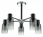 Люстра на штанге Escada D1vers1ty 2120/5P Black цвет плафона/подвески Черный, цвет арматуры Черный