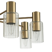 Люстра на штанге Escada D1vers1ty 2120/7P Gold цвет плафона/подвески Прозрачный, цвет арматуры Золото-3