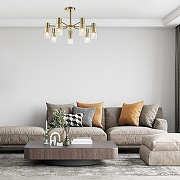 Люстра на штанге Escada D1vers1ty 2120/7P Gold цвет плафона/подвески Прозрачный, цвет арматуры Золото-4