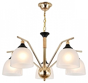 Люстра Escada Act1n1d1a 2123/5P цвет плафона/подвески Белый, цвет арматуры Золото, Черный-1