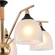 Люстра Escada Act1n1d1a 2123/5P цвет плафона/подвески Белый, цвет арматуры Золото, Черный-3