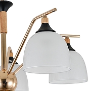 Люстра Escada Act1n1d1a 2123/5P цвет плафона/подвески Белый, цвет арматуры Золото, Черный-4