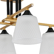 Люстра на штанге Escada Deutzia 2128/4P цвет золото, черный-2