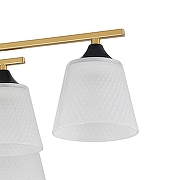 Люстра на штанге Escada Deutz1a 2128/8P цвет плафона/подвески Белый, цвет арматуры Золото, Черный-2