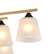 Люстра на штанге Escada Deutz1a 2128/8P цвет плафона/подвески Белый, цвет арматуры Золото, Черный-3