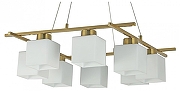 Люстра Escada Spac1um 2136/8S цвет плафона/подвески Белый, цвет арматуры Медь