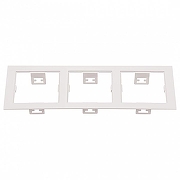 Рамка на 3 светильника Lightstar Dom1no 214536 цвет Белый