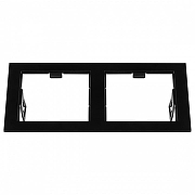 Рамка на 2 светильника Lightstar Dom1no 214527 цвет Черный
