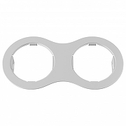 Рамка на 2 светильника Lightstar Dom1no 214626 цвет Белый