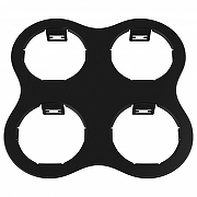 Рамка на 4 светильника Lightstar Dom1no 214647 цвет Черный