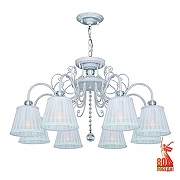 Люстра F-promo Amanda 2150-8PC цвет плафона/подвески Белый, Прозрачный, цвет арматуры Белый