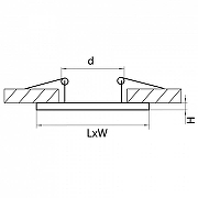 Рамка на 1 светильник Lightstar 1ntero 16 217517 цвет Черный-1