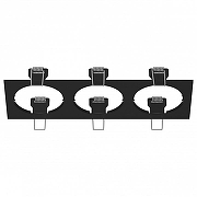 Рамка на 3 светильника Lightstar 1ntero 16 217537 цвет Черный