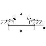 Рамка на 1 светильник Lightstar 1ntero 16 217617 цвет Черный-1