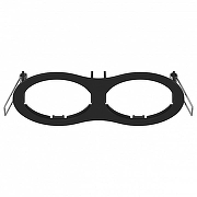 Рамка на 2 светильника Lightstar 1ntero 16 217627 цвет Черный