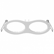 Рамка на 2 светильника Lightstar 1ntero 16 217626 цвет Белый