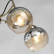 Люстра на штанге De City Вита 220013805 цвет плафона/подвески Латунь, Прозрачный, цвет арматуры Латунь-4