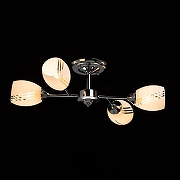 Люстра на штанге De City Вита 220014504 цвет плафона/подвески Белый, цвет арматуры Хром-1