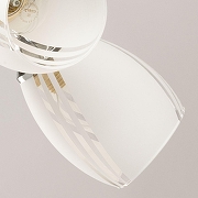 Люстра на штанге De City Вита 220014504 цвет плафона/подвески Белый, цвет арматуры Хром-5