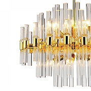 Люстра на штанге Favourite Celebratio 2205-10P цвет плафона/подвески Прозрачный, цвет арматуры Золото-1