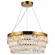 Люстра Favourite Magnitudo 2206-12P цвет плафона/подвески Прозрачный, цвет арматуры Золото-1