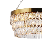 Люстра Favourite Magnitudo 2206-12P цвет плафона/подвески Прозрачный, цвет арматуры Золото-4