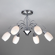 Люстра на штанге Eurosvet Ginevra 22080/6 хром цвет хром