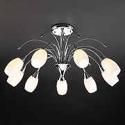 Люстра на штанге Eurosvet Ginevra 22080/9 хром цвет хром-1