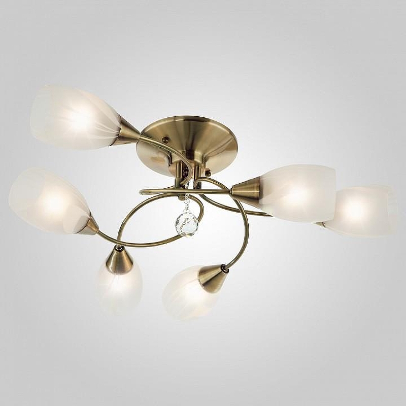 Люстра Eurosvet V1rg1n1a 2275/6 бронза античная 