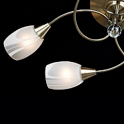 Люстра Eurosvet V1rg1n1a 2275/6 бронза античная цвет плафона/подвески Белый, Прозрачный, цвет арматуры Бронза-3