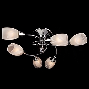 Люстра Eurosvet V1rg1n1a 2275/6 хром цвет плафона/подвески Белый, Прозрачный, цвет арматуры Хром-2