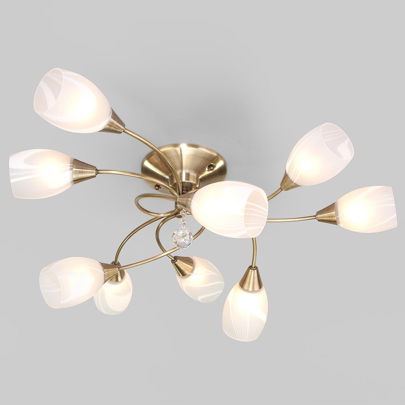 Люстра Eurosvet Virginia 2275/9 античная бронза 