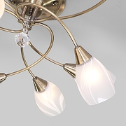 Люстра Eurosvet V1rg1n1a 2275/9 античная бронза цвет плафона/подвески Белый, Прозрачный, цвет арматуры Бронза-2