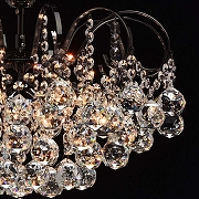 Люстра на штанге MW-Light Жемчуг 8 232016306 цвет хром-4